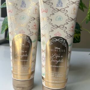 Bath & Body Work Disney Princess Life's a Fairytale Body Cream - Gold and Cream